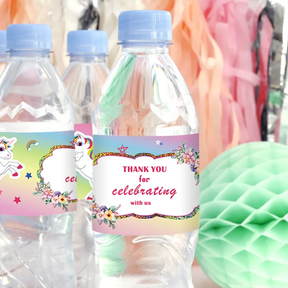 OurWarm 24pcs Unicorn Theme Water Bottle Labels Baby Shower OurWarm 24pcs Unicorn Theme Water Bottle Labels Baby Shower Decorations Kids Birthday Party Supplies Magic Dreamy 32877706244html