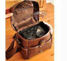 W736 Men Women Vintage Pu Leather Digital Photo Camera Case Bag For Canon Nikon AINO GIRL Sony