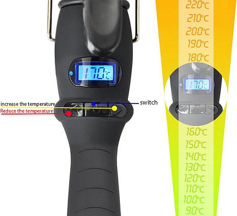 High Quality Professional 110-220V Hair Curling Iron Ceramic Hair Curler Hair Waver Styling Tools Hair Styler (5)