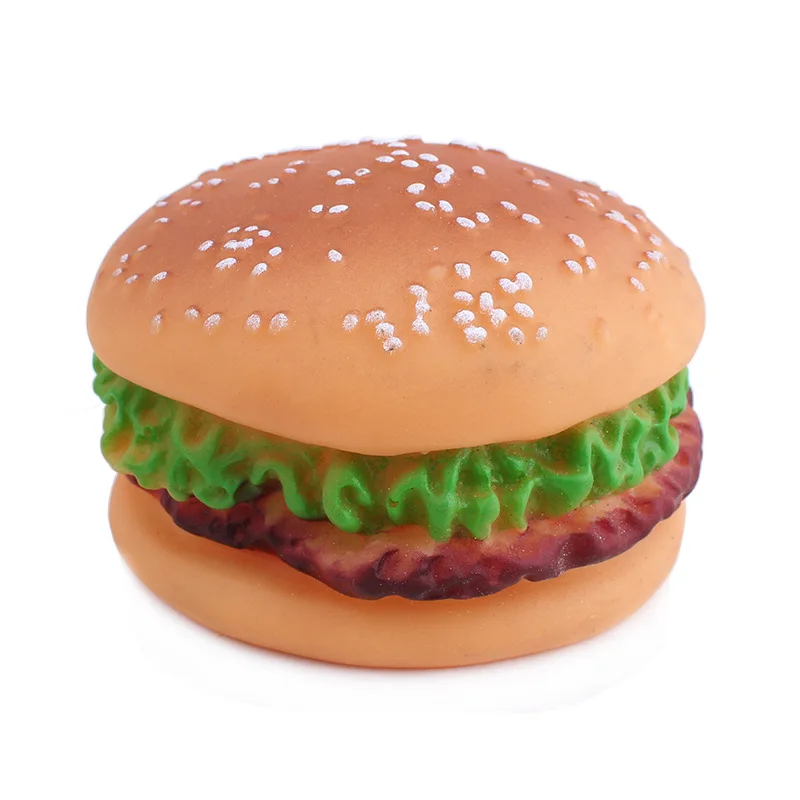 Free Shipping Fashion Hamburger Dog Toys Hot sale Pet Puppy Chew