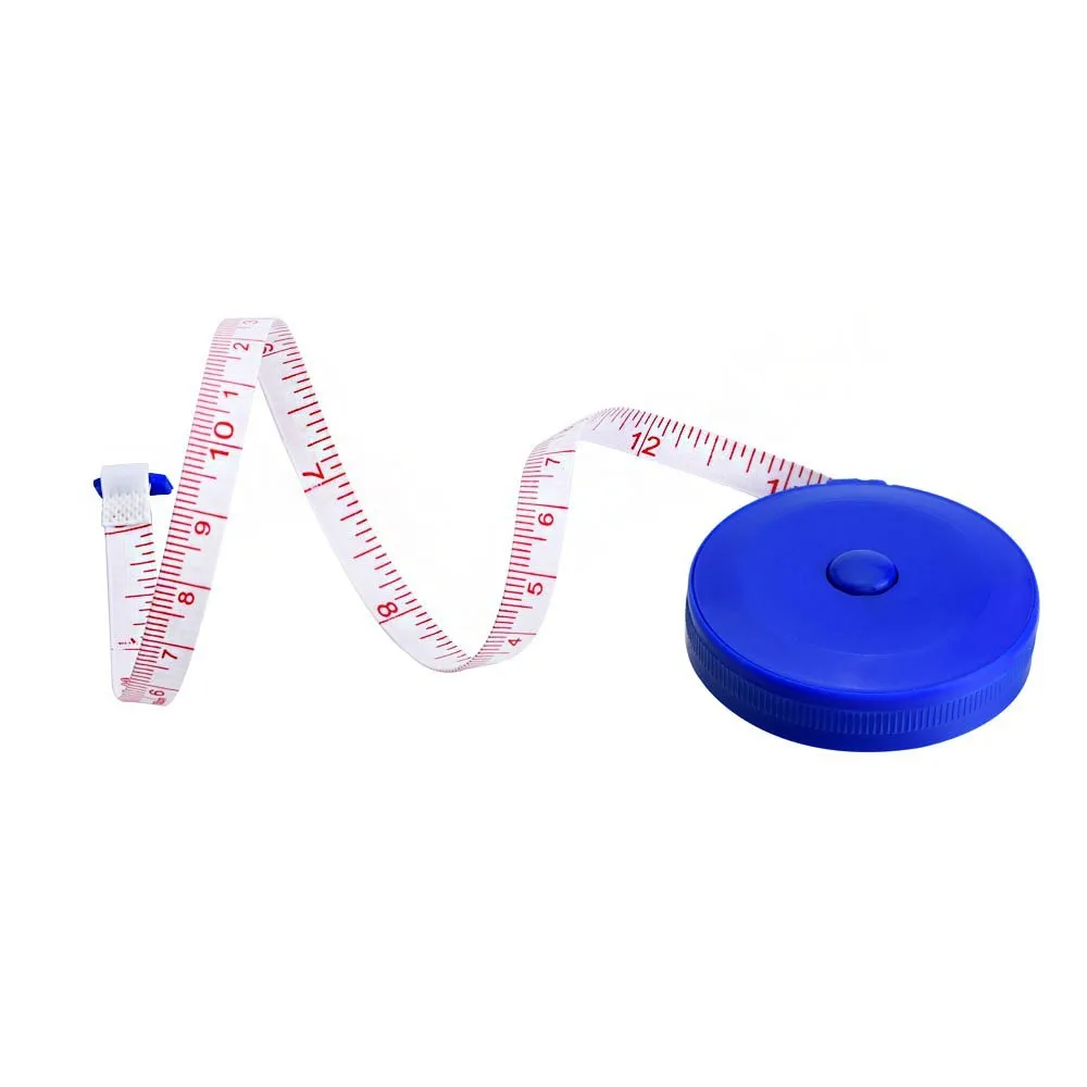 1 PCS Random Color Retractable Tape Measure Sewing Dieting Tapeline