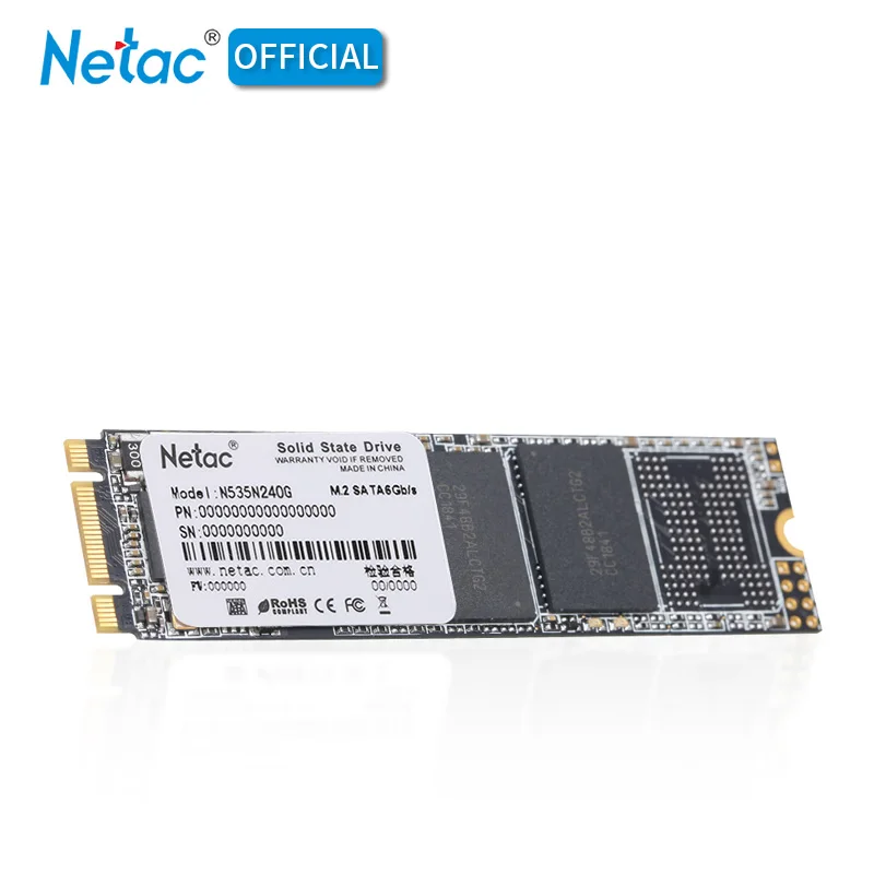 Netac N535N M.2 2280 SSD 120GB 240 GB SATAIII 6 ГБ/сек. MLC/TLC Внутренний твердотельный накопитель 120 240 GB PC ноутбук Настольный жесткий диск