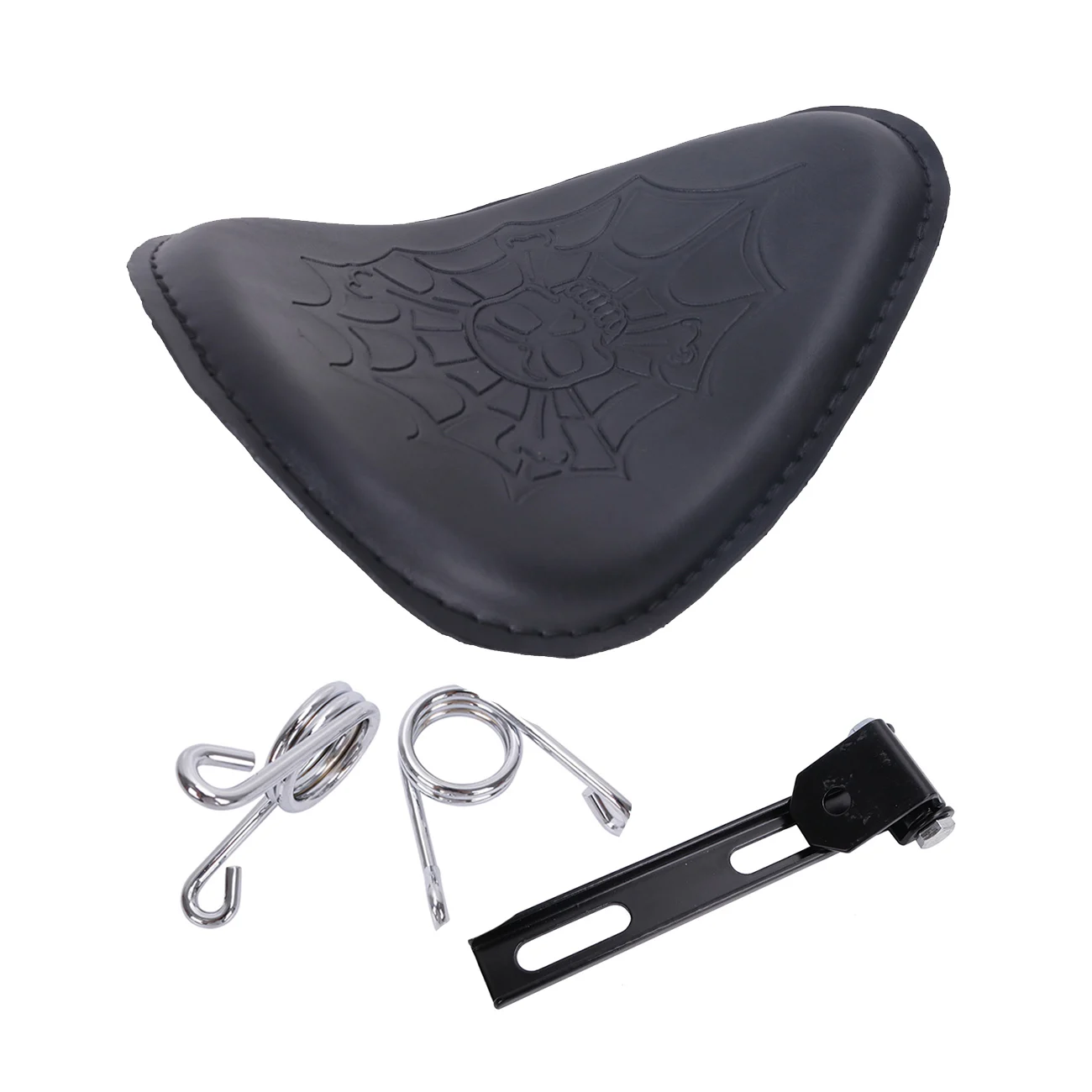 BC XHT Black Leather Passenger Back Rear Seat Pillion 2003-2004 Kawasaki Ninja ZX6R 636