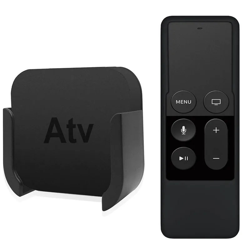 Для Apple tv пульт дистанционного управления настенная подставка с креплениями с силиконовым Siri пульт дистанционного управления защитный чехол для Apple tv 4k