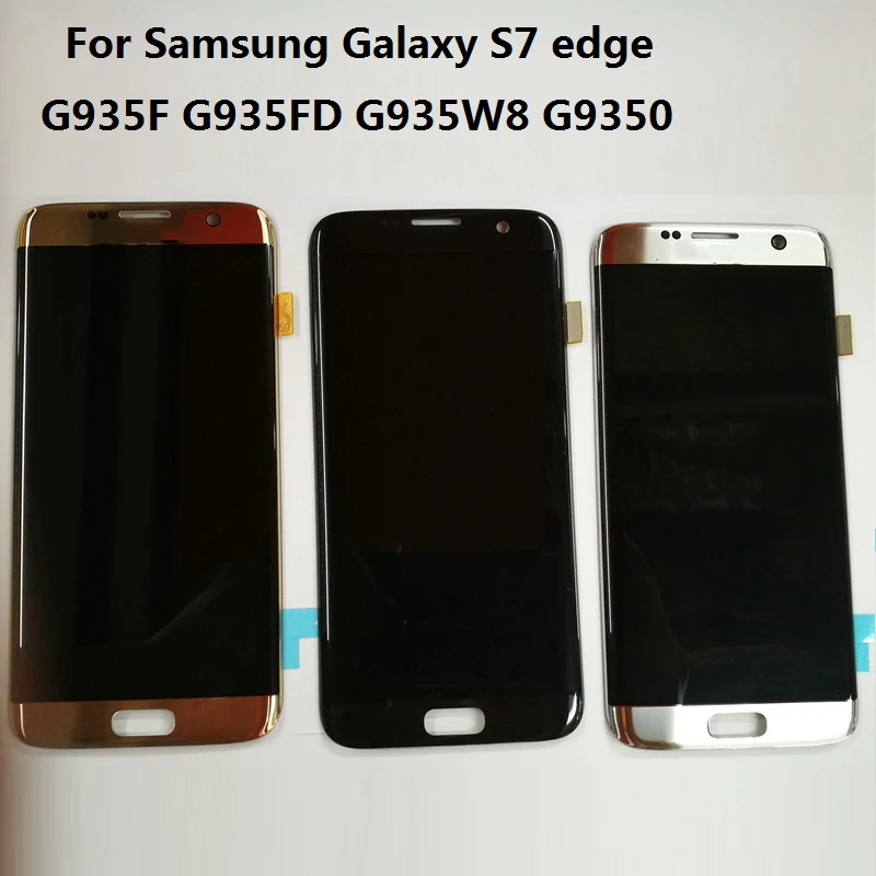 Для samsung galaxy s7 edge g935 g935f ЖК-дисплей Дисплей с Сенсорный экран оригинальный Super Amoled 5
