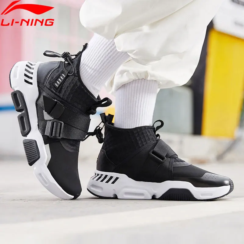 Li Ning Women SURVIVER K Lifestyle Shoes Mid cut Zipper Buckle Leisure
