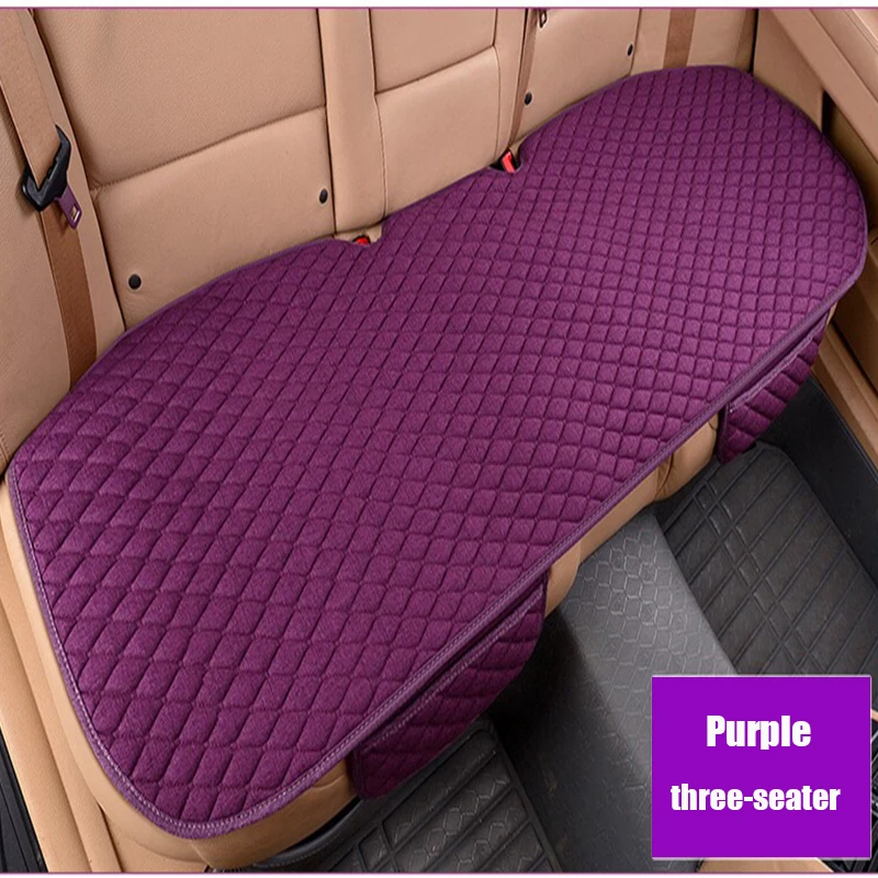 

Universal Size Linen Fabric Car Seat Cover Four Seasons Front Rear Flax Cushion Breathable Protector Mat Pad Auto accessories
