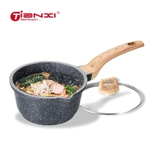 16/18 см суп и кастрюли для мясного бульона емкость для молока не прилипающий для готовки горшки горячий ковш для молока детская пищевая добавка маленький суповый горшок антипригарная сковорода