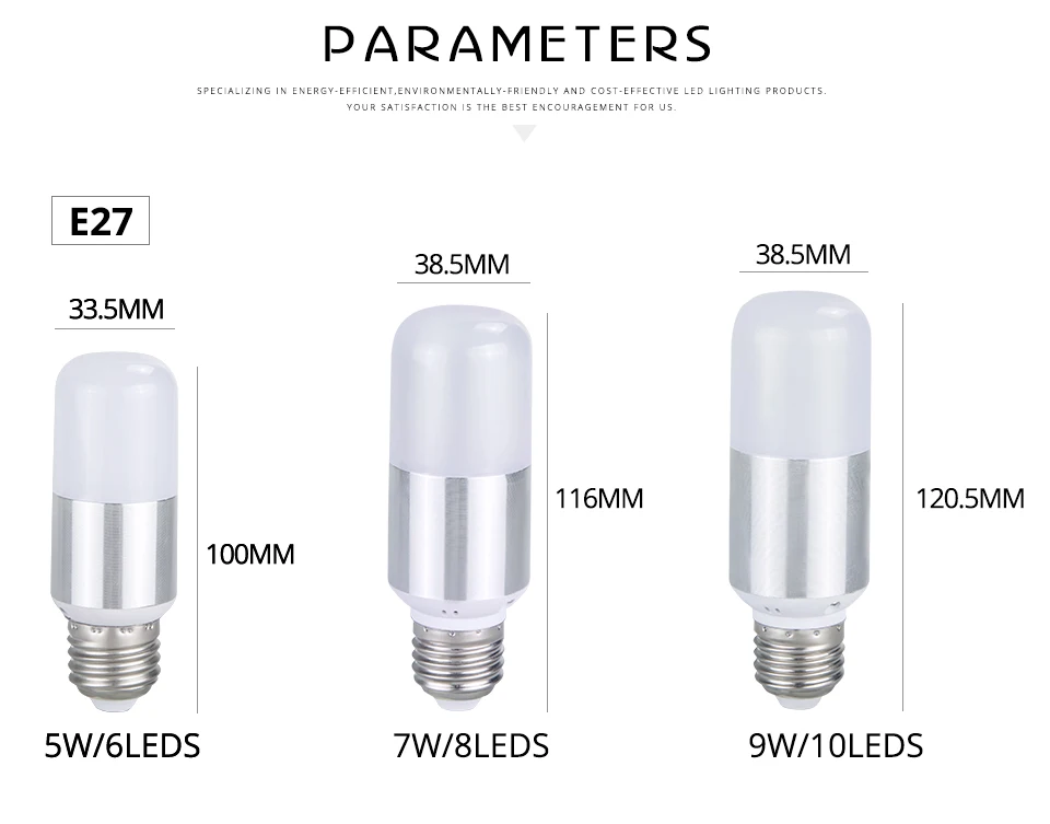Lamp Light E27 E14 AC220V 110V Corn Bulb _ (3)
