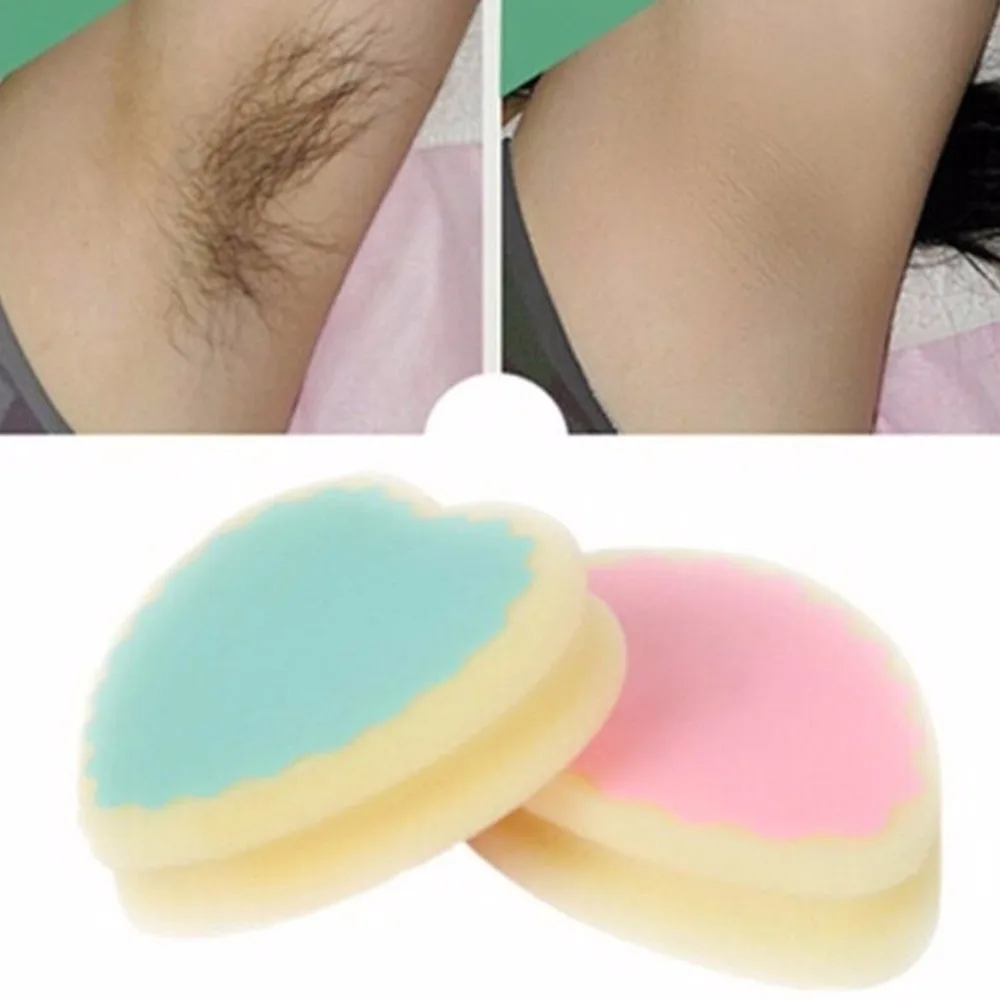 

1Pc Popular Magic Painless Depilation Sponge Pad Remove Hair Remover Exfoliating Beauty Sponge Do Not Hurt The Skin Easily Hair