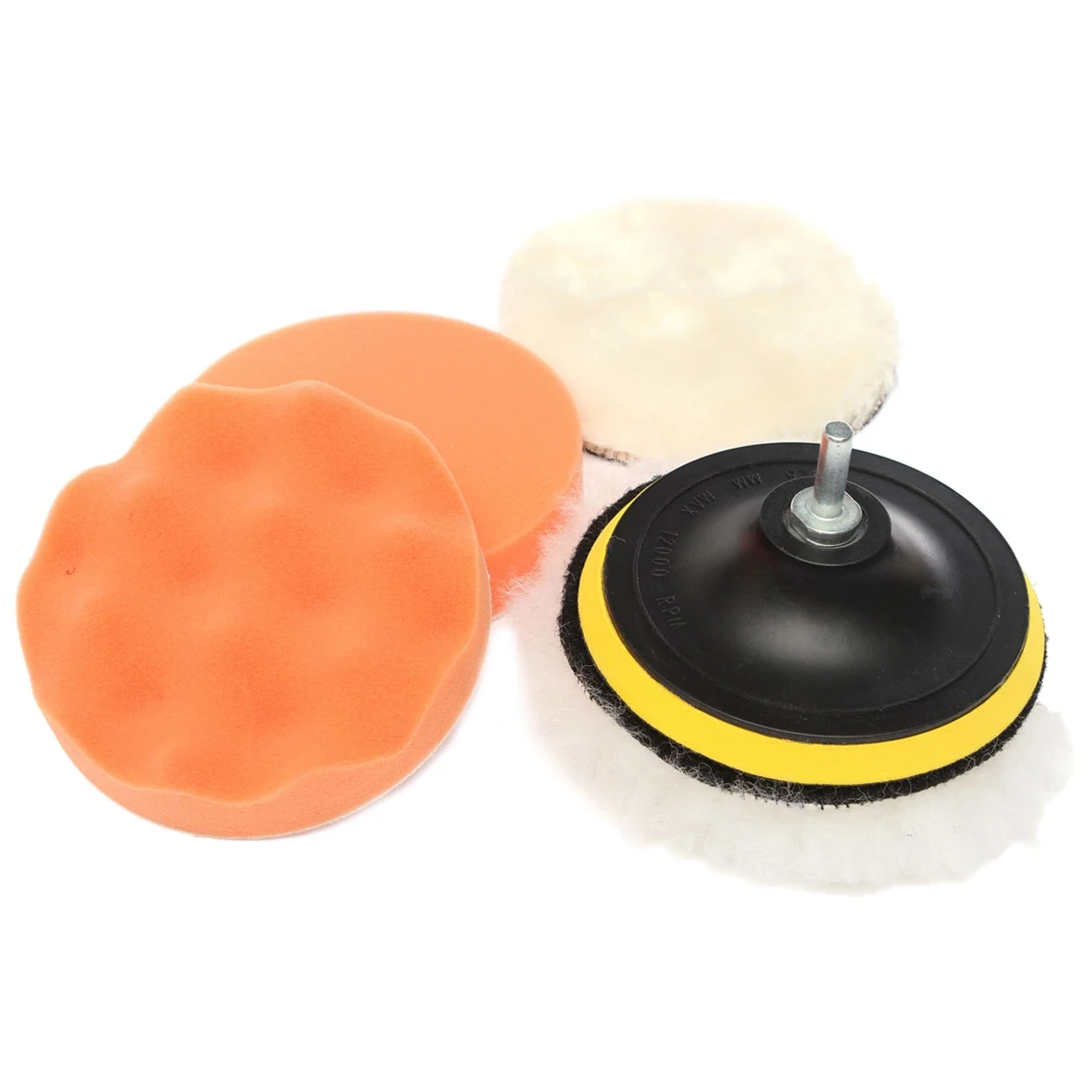 6 Piece 5inch Premium polishing sponge 125 mm polishing polishing plate