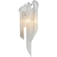 Красивый дизайн алюминиевые настенные светильники Современные Бра AC110V 220 V Золото Серебро гостиная спальня огни