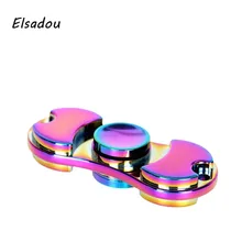 Elsadou Metal Hand Spinner Best Fidget Toy Finger Spinner Anti Stress Toys