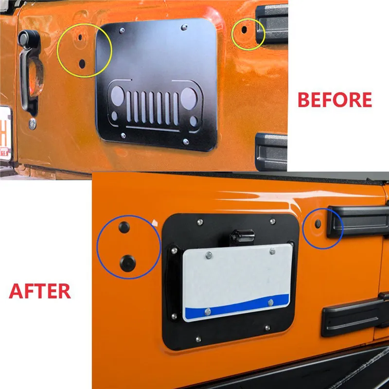 3 шт. багажника Прочная резиновая Вилки комплект бродяга штамп шины удалить съемный уютно Вилки для Jeep Wrangler 2007- CEK160