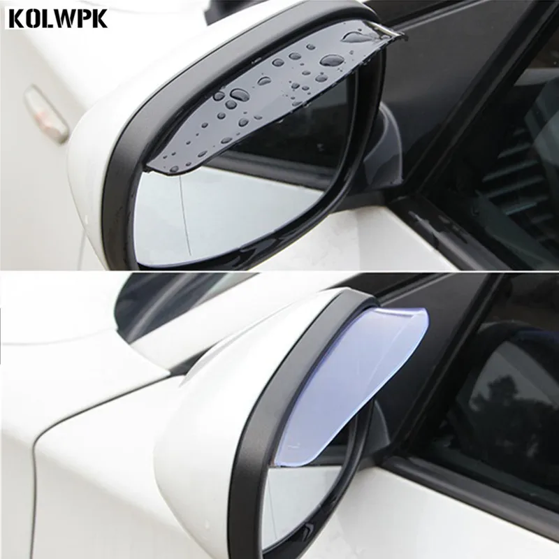 

Car Styling Back Mirror Eyebrow Rain Cover For Toyota Camry Corolla RAV4 Highlander Land Cruiser PRADO Vios Prius Auto parts
