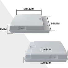 20 шт. 2 порт ftth коробка расторжения Раздвижной Тип SC распределительная коробка из АБС-пластика Тип рисования оптическая оптоволоконная распределительная коробка
