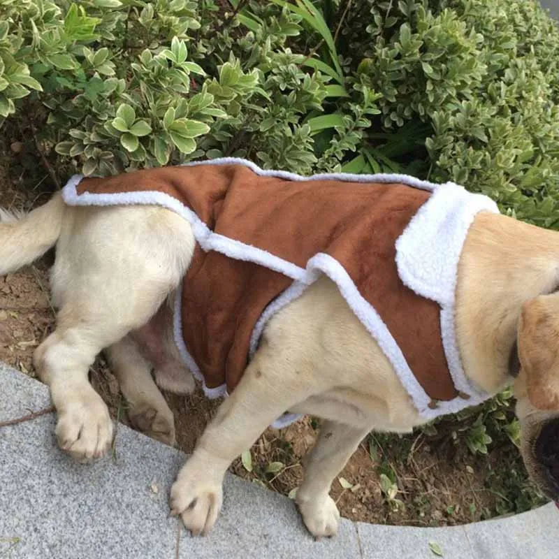 Designer Large Dog Vest Pet Clothes for Big Dogs Luxury Labrador Coat Winter Clothing For Golden Retriever Shepherd Pet Supplies4