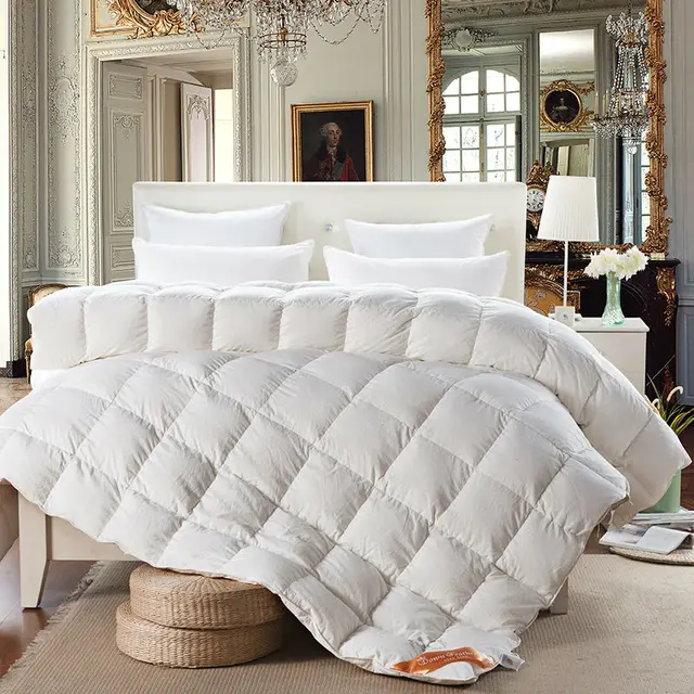 Luxury Quilting Winter Duvet Comforter Duck Goose Down Quilt Luxury Quilting Winter Duvet Comforter Duck Goose Down Quilt Blankets Multicolor Washing Cotton Twin