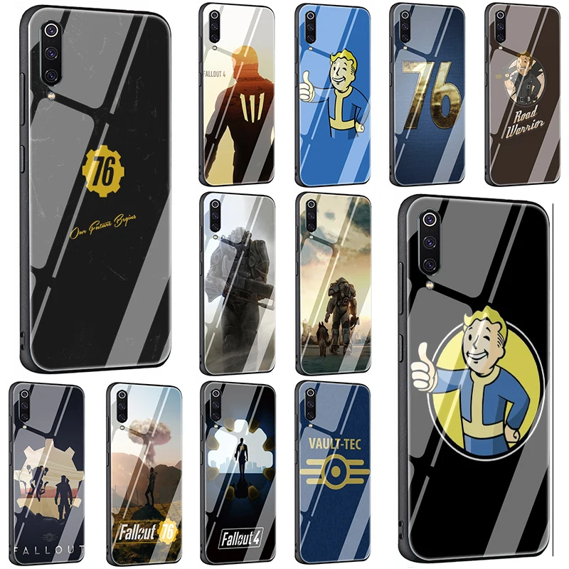 

Fallout Tempered Glass phone case for Xiaomi 8 Lite 9 A1 A2 F1 Redmi 4X 6A Note 5 6 7 Pro