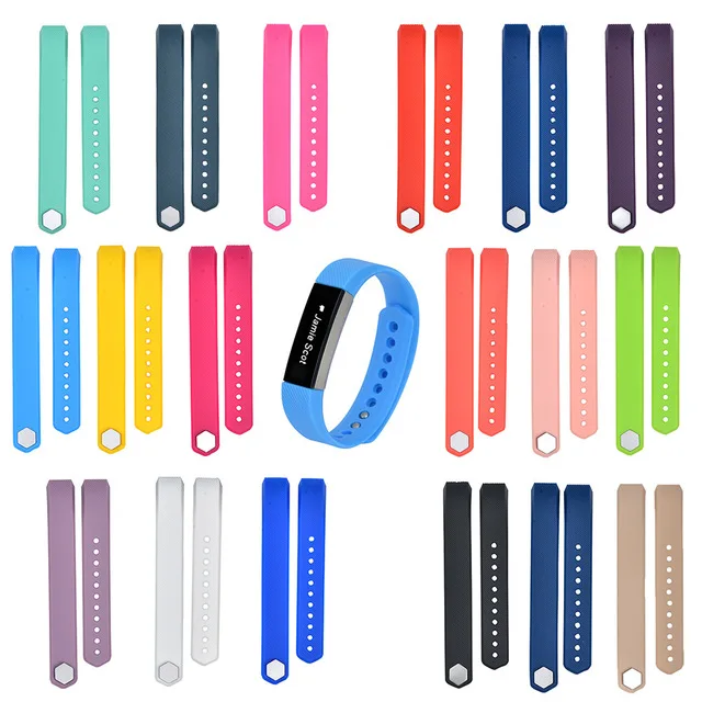 

Wristband Strap Silicone Secure Adjustable Band for Fitbit Alta Smart Band Bracelet Watch Original Strap Replacement Accessories