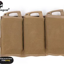 Emerson шестерни тройной M4 мешок Быстрый журнал MOLLE снаряжение для военных игр для страйкбола пейнтбол оборудование MAG Coyote коричневый EM2388A