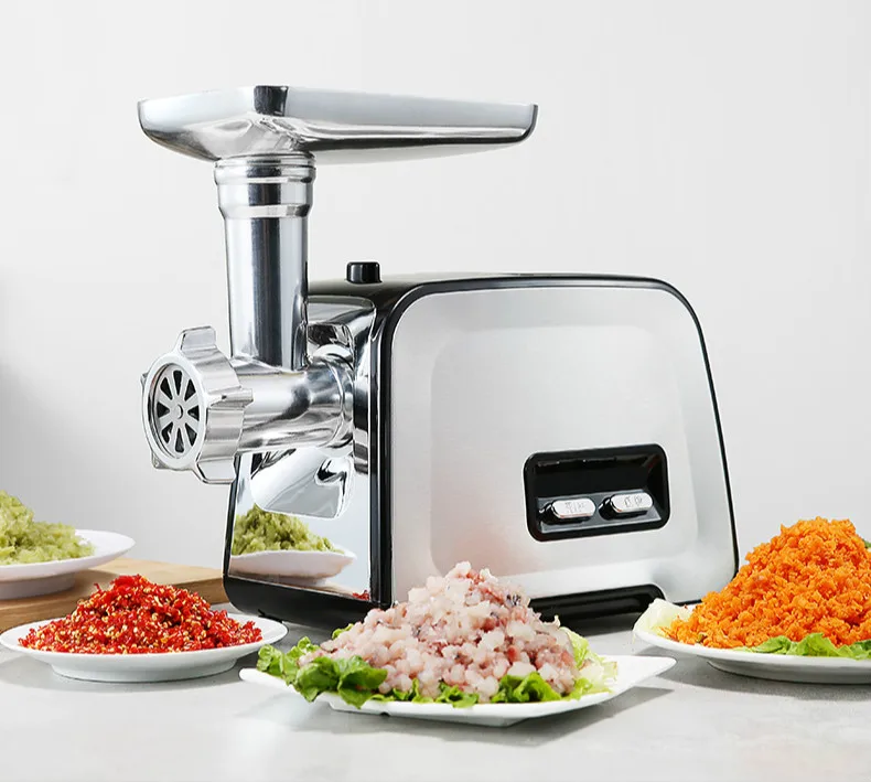Meat Grinders Household electric meat grinder small stainless steel