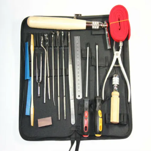 

1 sets of piano tuning tools, piano tuning kit. 19 pieces per set