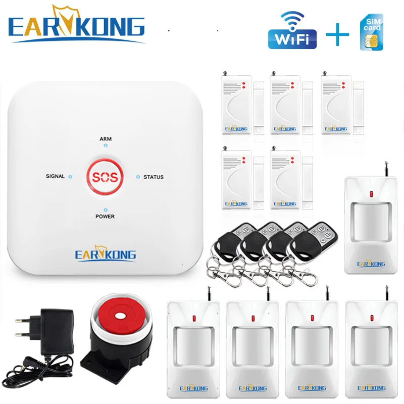 

Free shipping 433MHz Color Screen Door Window Sensor Wireless home security GSM alarm system Motion Sensor Popular Cheap Beauty