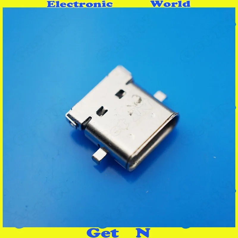 30 шт./лот полностью медный 24 контактный USB 3 1 Type c разъем гнездо с SMD соединительные