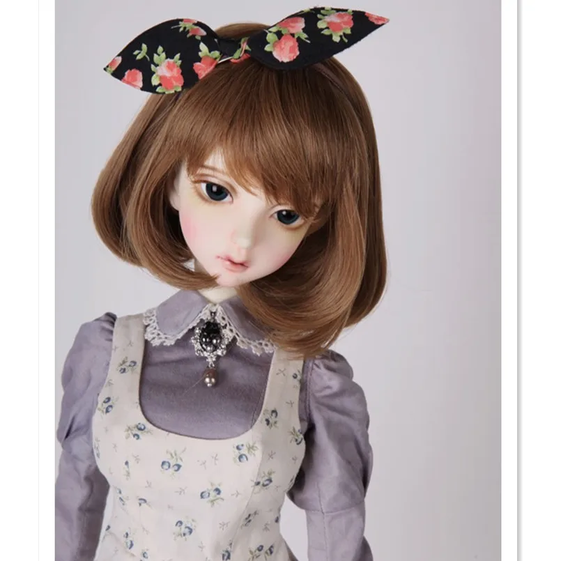 Модные BJD парик 1/3 1/4 1/6 BJD кукла парики для мягкого плюша; аксессуары для куклы, красивые короткие искусственные волосы для кукол для куклы игрушки аксессуары