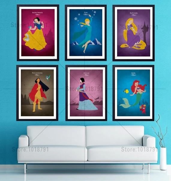 

Needlework DIY 5D Resin Diamond Painting Cross Stitch Snow White, Elsa, Rapunzel, Pocahontas, Mulan, Ariel Diamond Embroidery