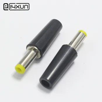 

1pcs New Black 5.5*2.1mm DC Power Plug ABS 5.5mm x 2.1mm Male Plugs Connector DIY Repair Jack Adapter Yellow Head