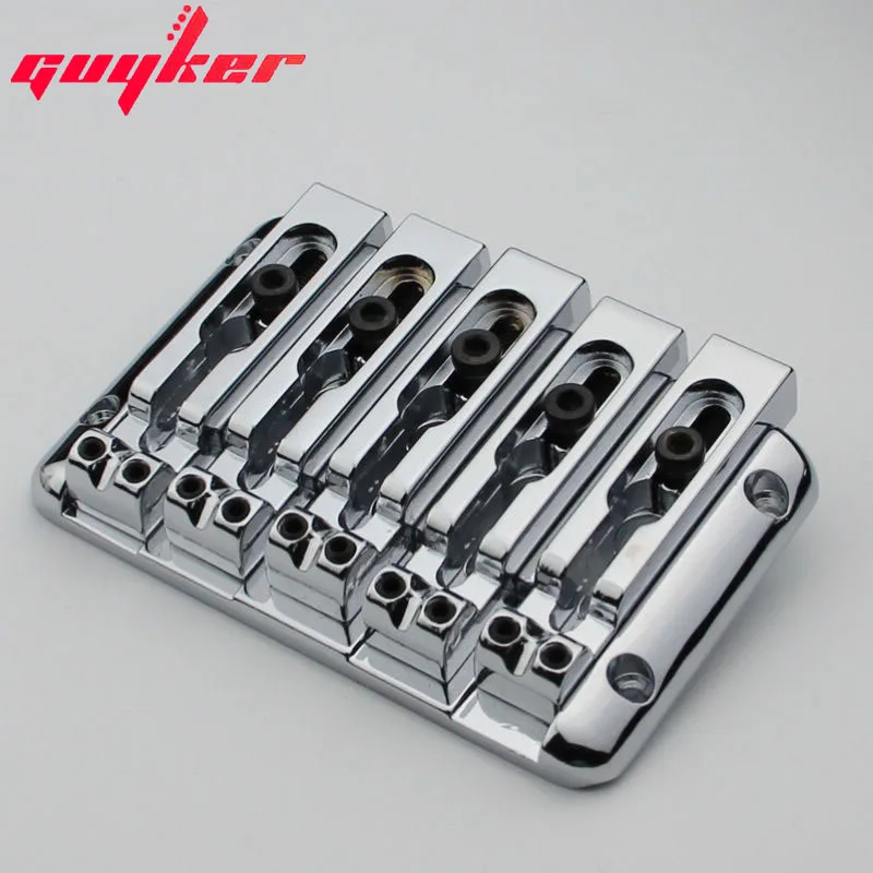 Новый 5 струнный басовый мост Chrome BB265|bass bridge|5 string bass bridgestring |