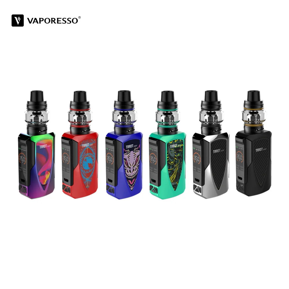 

Original Vaporesso Tarot Baby Kit Electronic Cigarette With 2500mah Mod 2ml or 4.5ml NRG SE Tank 0.002s Firing Speed