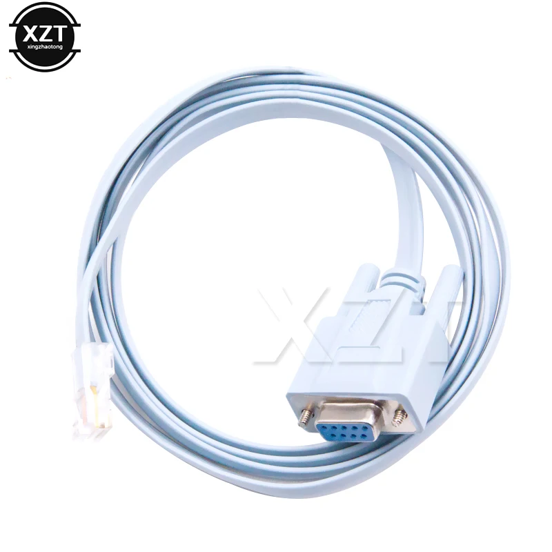 Кабель RJ45 Cat5 Ethernet для Rs232 DB9 COM последовательный порт женские Маршрутизаторы