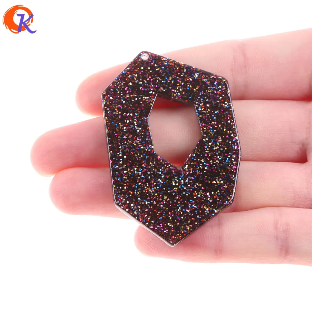 

Cordial Design 35x54MM 20Pcs Earring Findings/Hand Made/Acetic Acid Geometric Bead/Earrings Jewelry Making/Jewelry Accessories