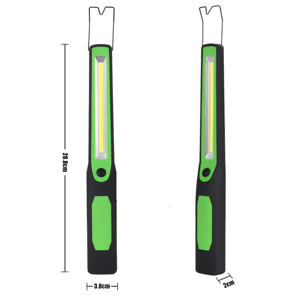 Портативный Точечный светильник, рабочий светильник 2в1, перезаряжаемый светодиодный COB, походный рабочий инспекционный светильник, ручной фонарь, магнитный 40