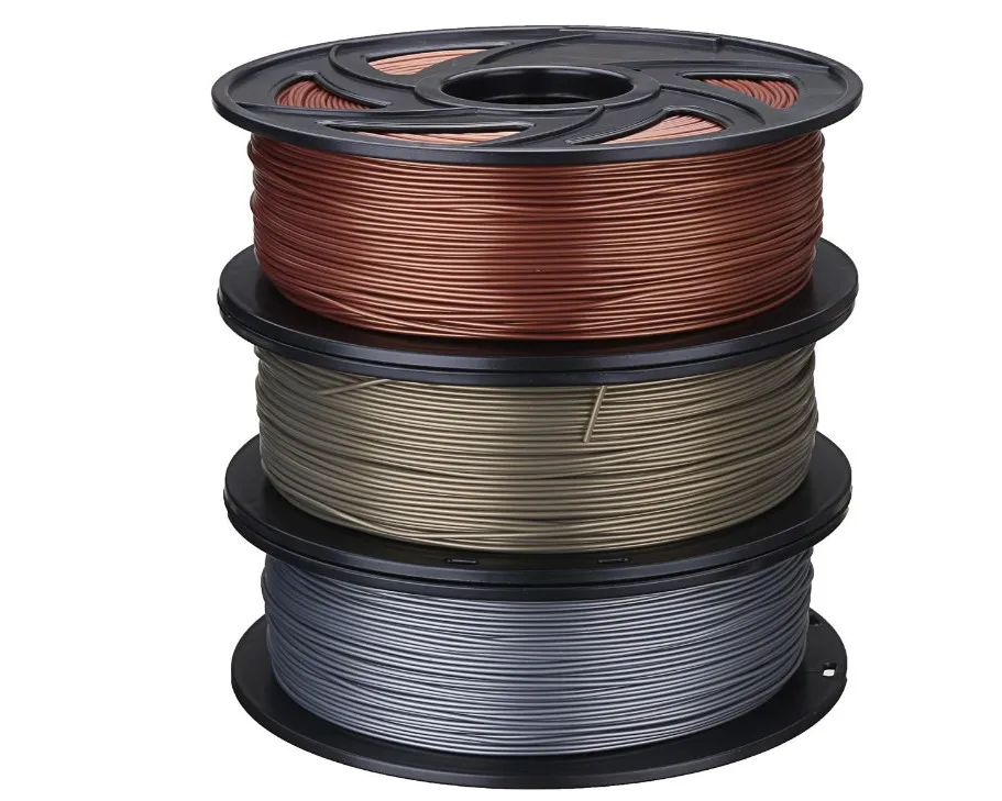 KuaiJieWei 3D Printer Aluminum/Bronze/Copper 1.75mm 1kg PLA Filament For 3D Printer RepRap - Aluminium