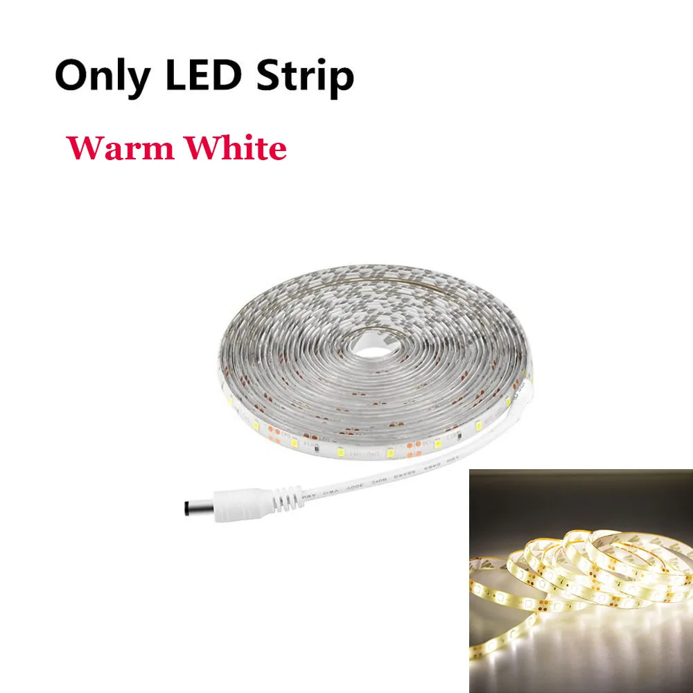 Warm White 110 В 220 в умный PIR датчик движения ночник 12 В Светодиодная лента лампа клейкая лента для дома лестничный шкаф кухонный шкаф luminaria - Испускаемый цвет: Warm White