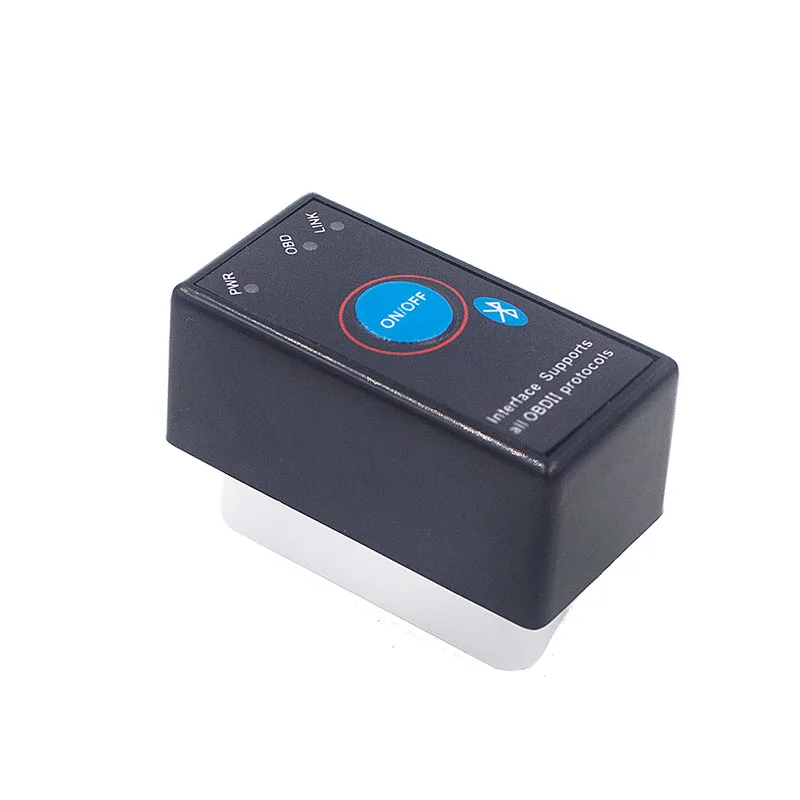 Мини Bluetooth ELM 327 V2.1 переключатель OBD II сканер Супер Мини ELM327 аппаратное обеспечение 2,1 OBDII диагностический инструмент переключатель включения/выключения питания