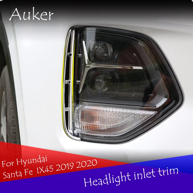 

Abs Car Headlight Air Intake Strip Fittings For Hyundai Santa Fe 2019 2020
