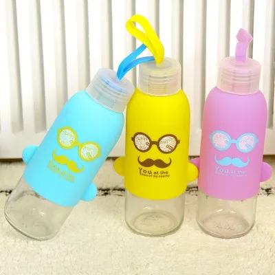 BF040 Cute beard candy color fall proof silica gla...