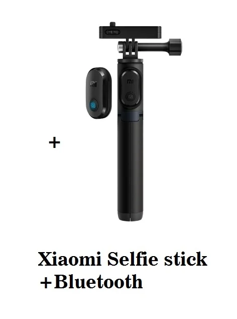 Оригинальная международная версия Xiaomi mi jia Экшн-камера 4K 30FPS Ambarella A12 WiFi Водонепроницаемая камера 1080p спортивная видеокамера - Цвет: Add Selfie stick
