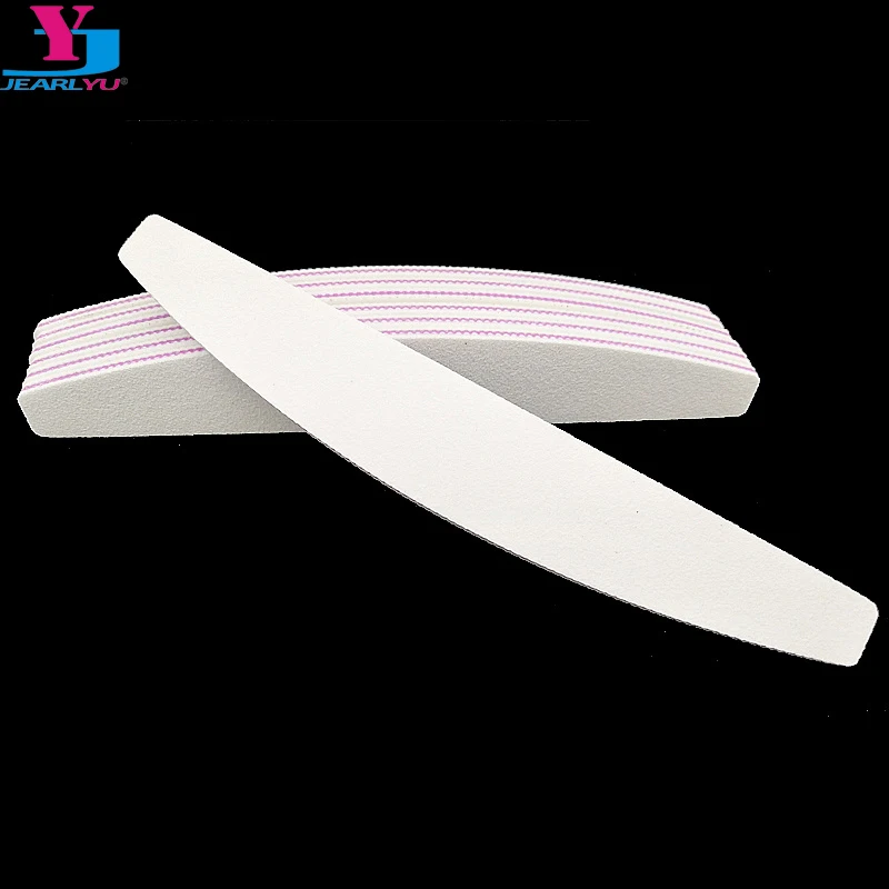 High Quality 10pcs Strong Thick Nail Files Nagel Vijlen 100/180 Curve