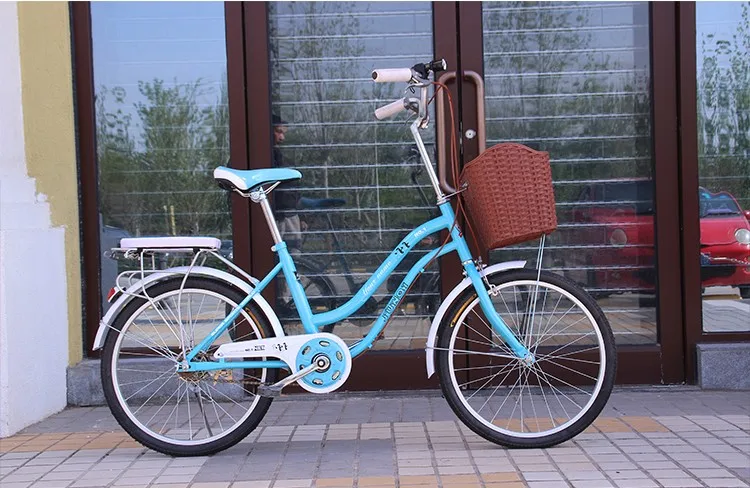 Excellent Free Shipping high Korean fashion light  quality carbon steel material 22 inch ladies city bike 3