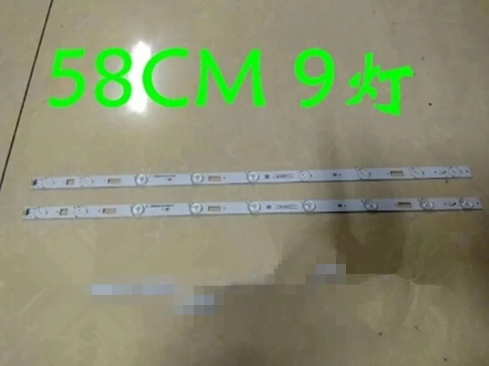 

Prefect replacement 1 set = 2 Pieces D32TS7202 Led backilght 32HR331M09A5 V1 Led strip 1pcs=580MM 9Led lamps