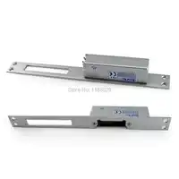 Stainless Steel Long type Electric Strike lock Wooden Door Latch 800kg Holding Force NO Fail Secure Power to unlock