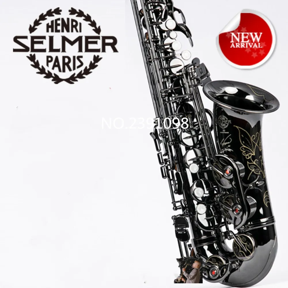 

Alto saxophone France Selmer STS-R54 E flat music nickel plating saxTop musical instruments professional shipping