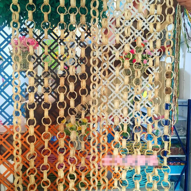 10 шт. детский сад Сельский дом украшения Площадь угол отрезать Висячие дисплей дети работает ручной работы бамбуковые плетеные шторы