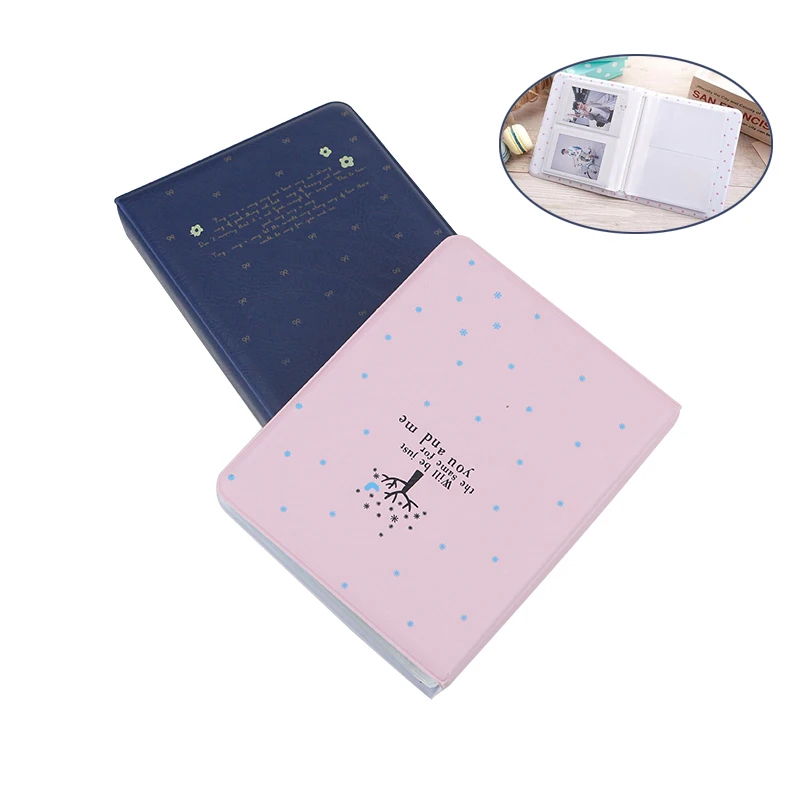 

64 Pockets Photo Album Fotoalbum for Fujifilm Instax Mini 9 8 Film 3 Inch Photo PU Scrapbook Foto Album Fotos Scrapbooking